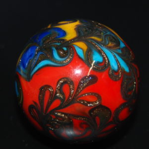 handmade marble with gold lutz