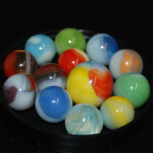14  Vintage vitro agate marbles