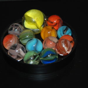 14 Vintage Cats Eye Marbles