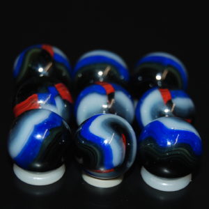 9 Beautiful Jabo Classic Marbles 1998 to 2007  Hard to find Swirls
