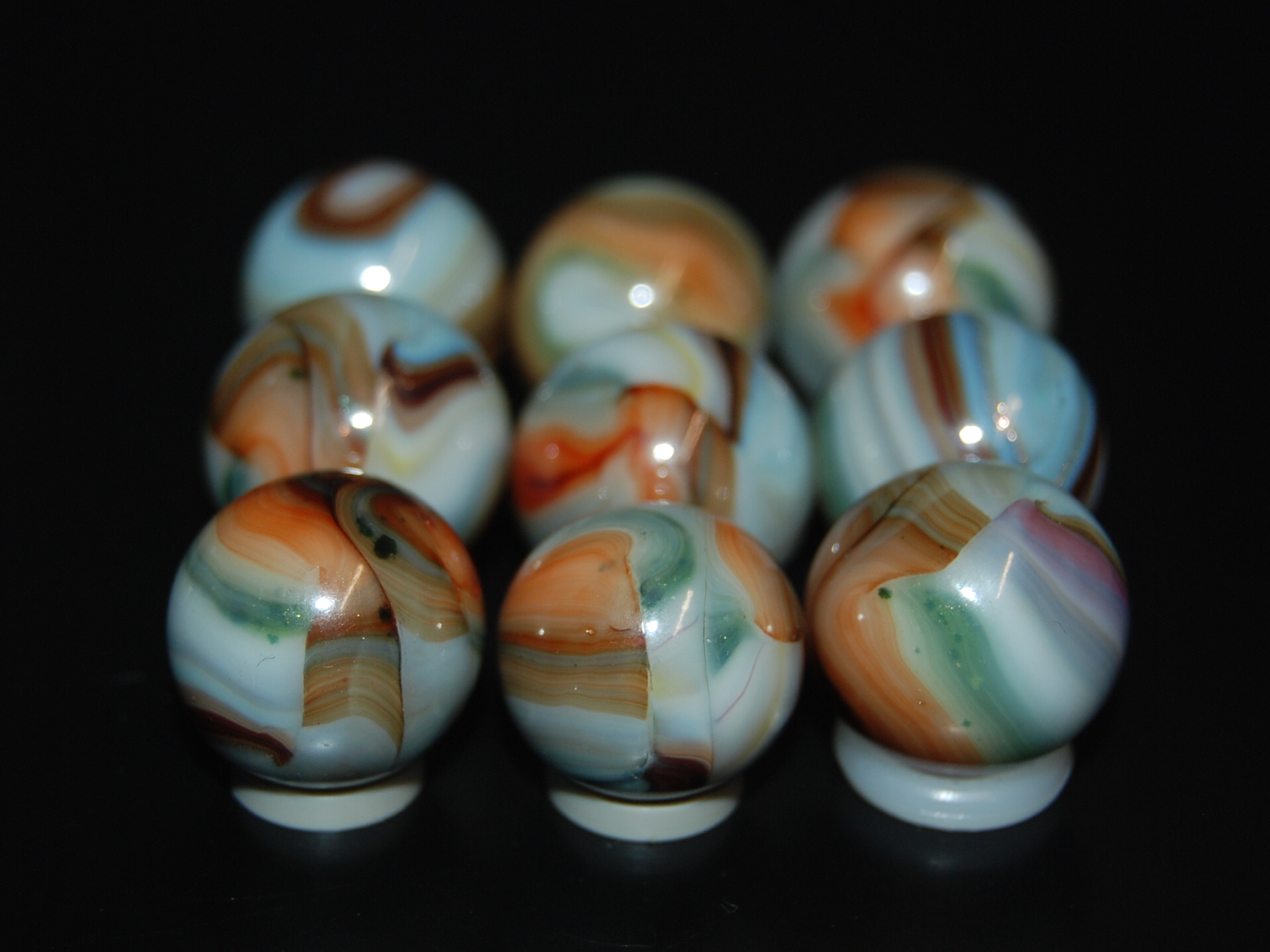 9 Beautiful Jabo Classic Marbles