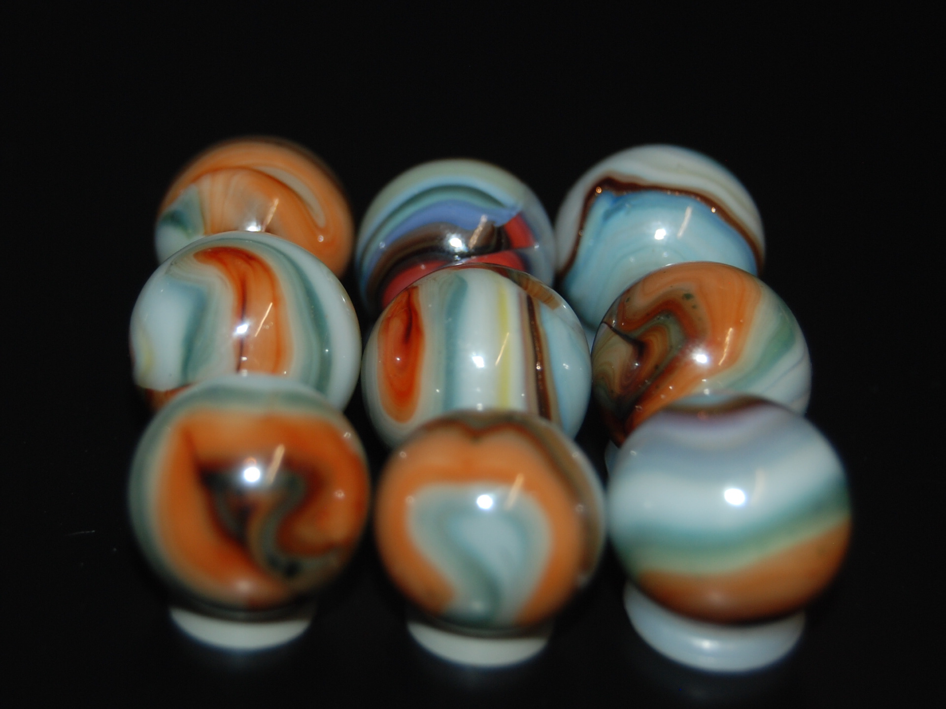 9 Beautiful Jabo Classic Marbles
