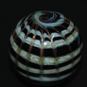 Beautiful New Contemporary art glass marble