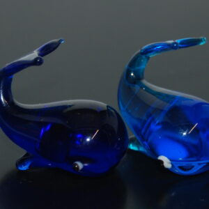 Two Blue Whales – Animal Miniatures