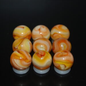 6  HTF 5/8"  HAND SELECTED JABO CLASSIC  MARBLES  $3.99  LOT Y 