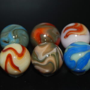 to NM 6 Jabo Classic Marbles 23/32" Mint 