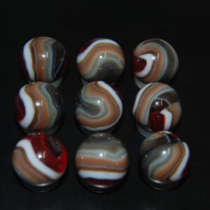 9 Beautiful Jabo Classic CherryReds Marbles