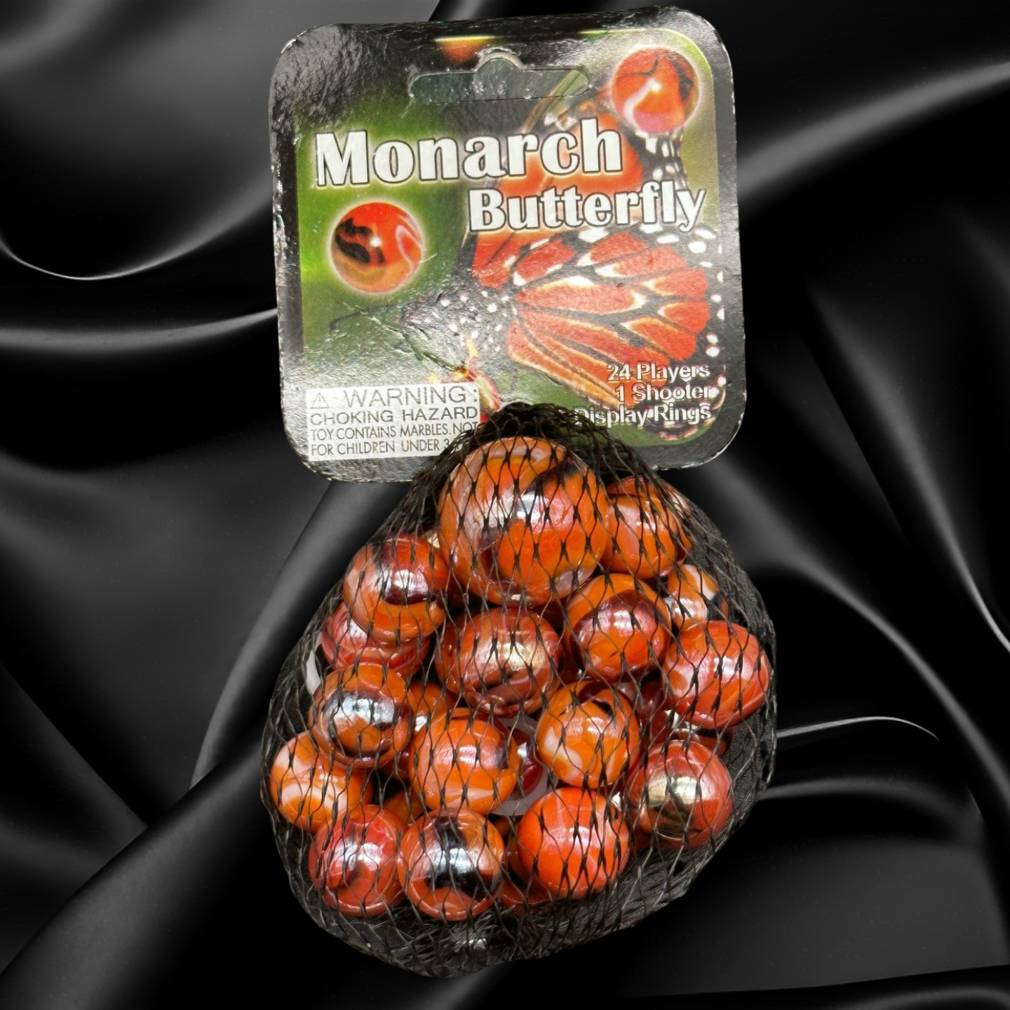 Monarch Butterfly Mega Marbles