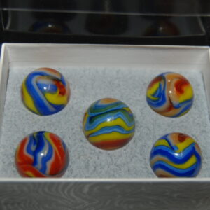 Jabo “Indian Summer ” Collector’s Box Marbles B-19