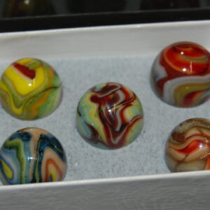 Jabo “Indian Summer” Collector’s Box Marbles B-20