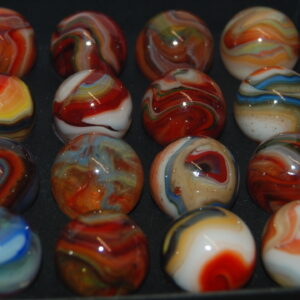 Set of 6 boxes of special run marbles for Rodney