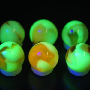 Jabo Classics Marbles Uranium Vaseline Fluorescent Blacklight Glows