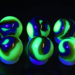 Jabo Classics Marbles Uranium Fluorescent Blacklight Glows