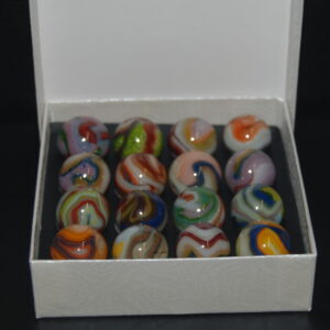 Collector Box DAS Color Storm Some With Aventurine Marbles Made 2019