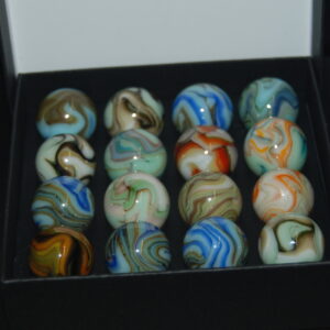 Collector Box Dave & Mamie Veterans Marbles Made 2010