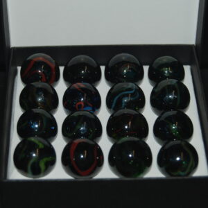 Collector Box Jabo March Madness Aventurine Marbles Made 2009