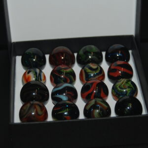 Collector Box Jabo March Madness Aventurine Marbles Made 2009