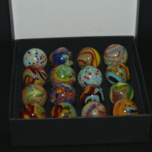 Collector Box Dave’s Fall Classic Special Run 2011 Some Gold Lutz & Confetti Marbles