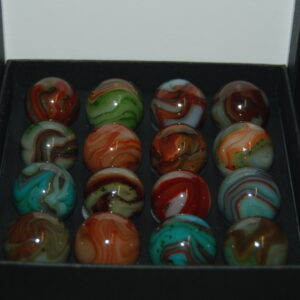Collector Box Jabo Kokomo Marbles Some With Aventurine