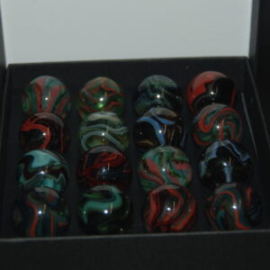 Collector Box Jabo Joker Ultra Marbles Some With Aventurine Oxblood