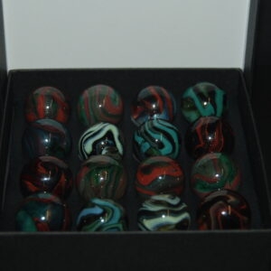 Collector Box Jabo Joker Ultra Marbles Some With Aventurine Oxblood