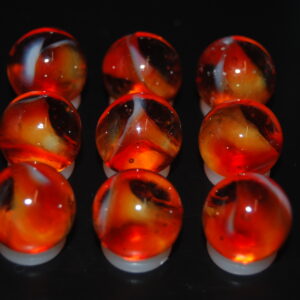 9 Beautiful HTF Jabo Classic Swirl Marbles