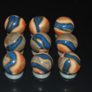 9 Beautiful HTF Jabo Classic Swirl Marbles