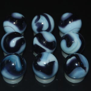 9 Beautiful HTF Jabo Classic Swirl Marbles