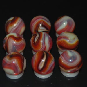 9 Beautiful HTF Jabo Classic Swirl Marbles