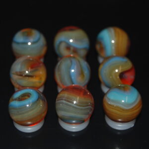 9 Beautiful HTF Jabo Classic Swirl Marbles