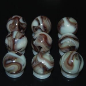 9 Jabo Classic Swirl Marbles