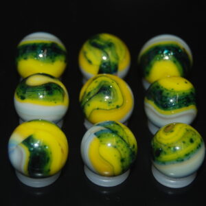 9 Beautiful Jabo Classic Swirl Marbles