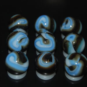 9 Beautiful Jabo Classic Swirl Marbles