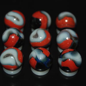 9 Beautiful HTF Jabo Classic Swirl Marbles