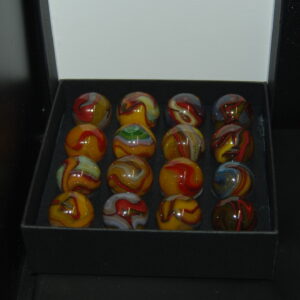 Collector Box Dave McCullough D.A.S Wildfire Marbles Made 5-19-2024