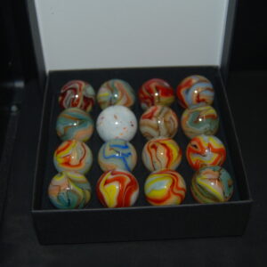 Collector Box VHTF Jabo Indian Summer Marbles Made 10-3-2011