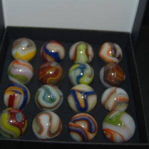 Collector Box Dave McCullough D.A.S Color Storm Marbles Made 6-6-2019