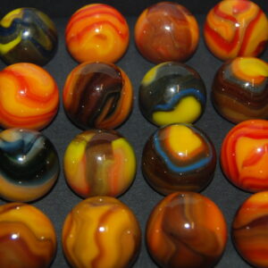 Collector Box Jabo Fall 3/4″ Classic Marbles Hard To find