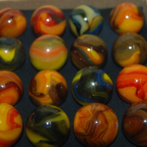 Collector Box Jabo Fall 3/4″ Classic Marbles Hard To find