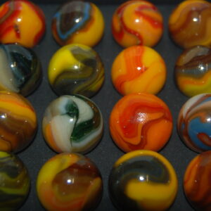 Collector Box Jabo Fall 3/4″ Classic Marbles Hard To find