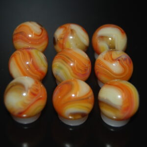 9 Beautiful Jabo Classic Swirl Marbles