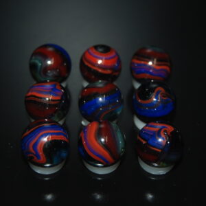 9 Beautiful Jabo Classic Swirl Marbles