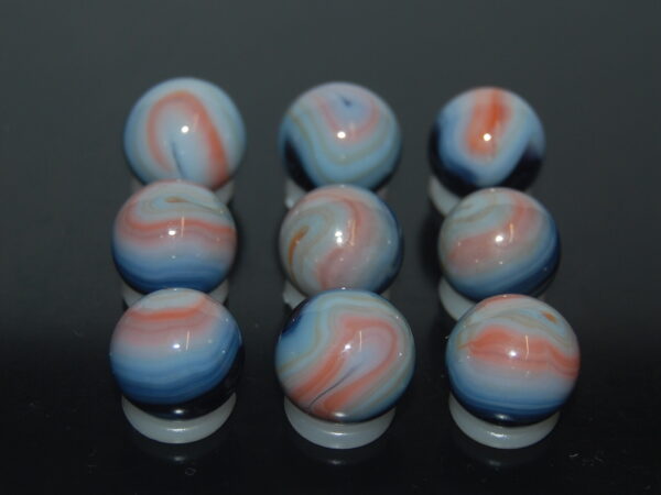 9 Beautiful HTF Jabo Classic Swirl Marbles