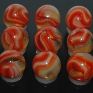 9 Beautiful HTF Jabo Classic Swirl Marbles