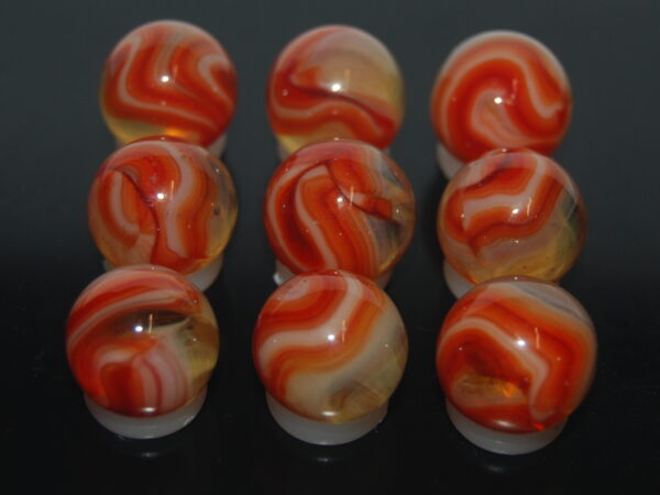 9 Beautiful HTF Jabo Classic Swirl Marbles