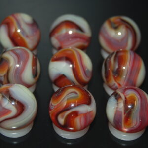 9 Beautiful Early HTF Jabo Classic Swirl Marbles