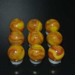 9 Beautiful HTF Jabo Classic Swirl Marbles