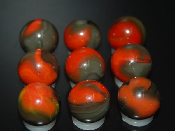 9 Beautiful HTF Jabo Classic Swirl Marbles