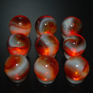 9 Beautiful HTF Jabo Classic Swirl Marbles