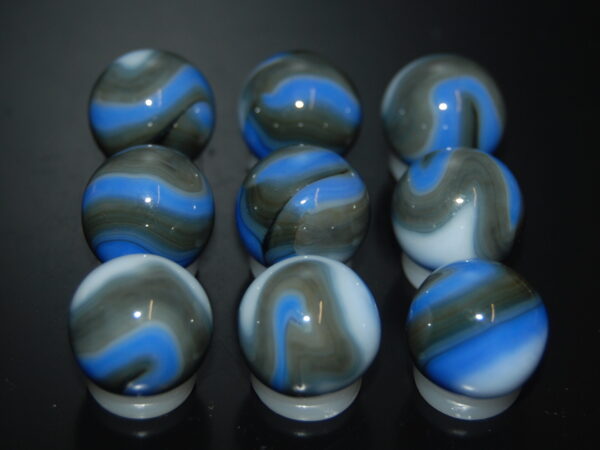 9 Beautiful HTF Jabo Classic Swirl Marbles